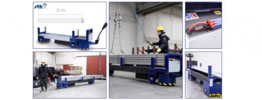 Elektrischer Plattformwagen M8 für Langgut