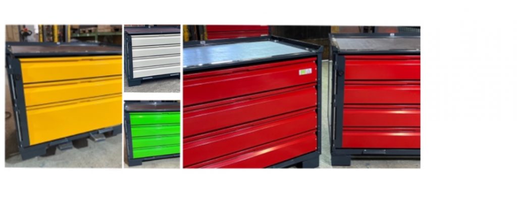 LCB LogisticCarrierBox in verschiedenen RAL-Farben